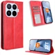 Чохол-книжка Deexe Retro Style для Xiaomi 17T Pro - Red - зображення 2