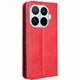 Чохол-книжка Deexe Retro Style для Xiaomi 17T Pro - Red - зображення 8