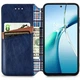 Чехол Deexe Rhombus Wallet для Xiaomi 17T - Blue - изображение 3