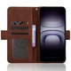 Чехол-книжка с карманами Deexe Wallet Stand для Infinix Hot 70 - Brown - изображение 5