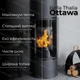 Стальная печь-камин Bella Thalia Ottawa 6.3 кВт - изображение 2
