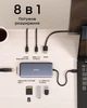 Перехідник Anker PowerExpand 8-in-1 PD in 100W HDMI 2xUSB-A USB-C 10Gbps LAN SD USВ-концентратор USB Type-C - USB Type-C / HDMI / USB Type-A / SD / RJ-45 - зображення 4