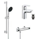 Набор смесителей GROHE QuickFix Precision Flow UA202503TE (34800001 + 23900001) - изображение 1
