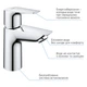 Набор смесителей GROHE QuickFix Precision Flow UA202503TE (34800001 + 23900001) - изображение 13