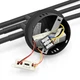 LED люстра стельова 40W 3000-4000-6000K чорна поворотна Sneha (995516) - зображення 4