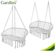 Двухместная садовая качель до 300 кг с подушками 148x126 см серый GARDLOV KT3498 - изображение 5