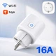 Розумна розетка Wi-Fi Smart Socket /Tuya Smart 20A з моніторінгом електоспоживання та таймером - зображення 1