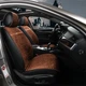 Накидки на сидіння авто з алькантари Elegant NAPOLI передні коричневі - изображение 1