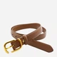 Ремень женский из натуральной кожи Weatro zhin-kit-23k-0092 105 см Коричневый (3090413509) - изображение 3