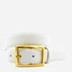 Ремень женский из натуральной кожи Weatro zhin-kit-28k-0097 105 см Белый (3090416180) - изображение 1