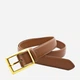 Ремень женский из натуральной кожи Weatro zhin-kit-28k-0098 105 см Коричневый (3090416300) - изображение 3