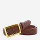 Ремень женский из натуральной кожи Weatro zhin-kit-28k-0099 105 см Темно-коричневый (3090416463) - изображение 4