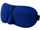 Маска для сну із широкою гумкою Lemmi 3D Blue - зображення 3