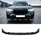 Накладка переднього бампера Paradigm BMW X7 G07 2019-2022, чорний глянець для BMW X7 G07 2019- (9704) - зображення 1