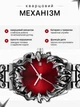 Наручний годинник Y2K Alabaster, кварцовий, нержавіюча сталь, WR30, червоний циферблат, Gothic стиль - зображення 3