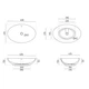 Раковина-чаша Qtap Dove 635x420x150 White QT06118168W - изображение 2
