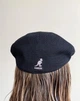 Літня кепка літній берет kangol кангол кенгол кєнгол чорний жиганка воровка кепи кепі - изображение 2