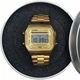 Электронные наручные часы Casio Vintage A168 с подсветкой Illuminator цвет gold - изображение 2