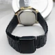 Электронные наручные часы Casio Vintage A168 с подсветкой Illuminator цвет black-gold - изображение 5