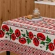 Скатертина бавовняна "Маки" 2.2м х 1.5м - зображення 2