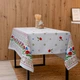 Скатертина бавовняна "Сірий мак" 2.2м х 1.5м - зображення 1