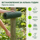 Сітка пластикова AgroStar 1,5х20м комірка 50х50мм для огорожі грядок саду дачі екструдована зелена - зображення 8