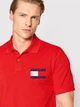 Мужская футболка-поло Tommy Hilfiger, красный, розмір S (NK3087952303) - зображення 4