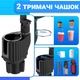 Автомобільний столик в підстаканник з тримачем для смартфона та 2 тримачами для чашок Podofo CCH-01, органайзер в машину для напоїв та їжі - зображення 6