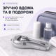 Пластиковий універсальний чохол-футляр для бритви Gillette Mach3 / Fusion / ProGlide/ Venus, ABS-пластик, дорожній, сірий - изображение 3