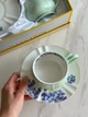 Чашка с блюдцем "PASTEL" на 1 персону, 200 мл, фарфор, васильковая (подарочная упаковка). - изображение 1