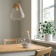 Підвісний світильник, скло/масив берези, 30 см IKEA AKTERGAST 605.775.79 - изображение 4