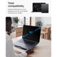 Подставка Spigen LD201-S8 SlimFold для ноутбука и планшета Space Grey (AMP11117) - изображение 7