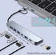 Type-c USB 3.0 хаб CUHub 7в1 юсб HUB переходник 7 в 1 - изображение 2