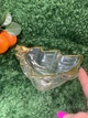 Конфетница стеклянная в форме елки каймой 15×13 см. (Н1500) - Б/У - изображение 6