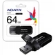 Флеш-накопичувач ADATA USB 2.0 AUV 240 64Gb Black - зображення 2