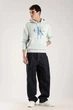 Мужское худи на флисе Calvin Klein 46(S) Голубой (148851) - изображение 4