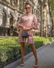Платье женское летнее с оборками в горошек XS/S Бежевое - изображение 6