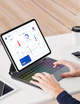 Чохол-Клавіатура ADEMALL Magic Keyboard для iPad Air 13 дюймів - Уценка - изображение 6