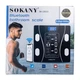 Фітнес-ваги Sokany SK-19019 з підтримкою Bluetooth із загартованого скла Блакитний - зображення 5