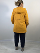 Куртка-парка жіноча демісезонна 2XL-7xl(46-56) Гірчичний 2XL - зображення 5