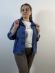 Ветровка коттоновая, под джинс Голубой 519/4XL - изображение 5