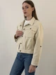 Кроп-жакет коттоновый М-3xl Бежевий 541б/L - изображение 3