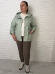 Куртка-ветровка Весна-Лето Оливковый 995/4XL - изображение 1