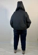 Жіноча демісезонна куртка оверсайз one size Чорний - зображення 5
