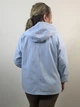 Куртка-ветровка коттоновая оверсайз Голубой 1171/3XL - изображение 5
