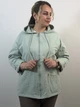 Куртка-ветровка коттоновая оверсайз Зеленый 1171/3XL - изображение 7