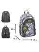 Рюкзак шкільний YES TS-60L Grey (550405) 5056574461001 - зображення 3