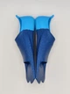 Ласты для плавания Zoggs Eco Short Blade Rubber тренировочные короткие силиконовые 35-36 Сине-голубой (465220.BLLB.2-3) - изображение 2