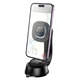 Автотримач для телефона з БЗП HOCO HW31 Crown magnetic wireless charging car holder(center console) Black Metal Gray (6942007646932) - зображення 4
