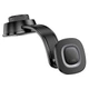 Автотримач для телефона з БЗП HOCO HW31 Crown magnetic wireless charging car holder(center console) Black Metal Gray (6942007646932) - зображення 6